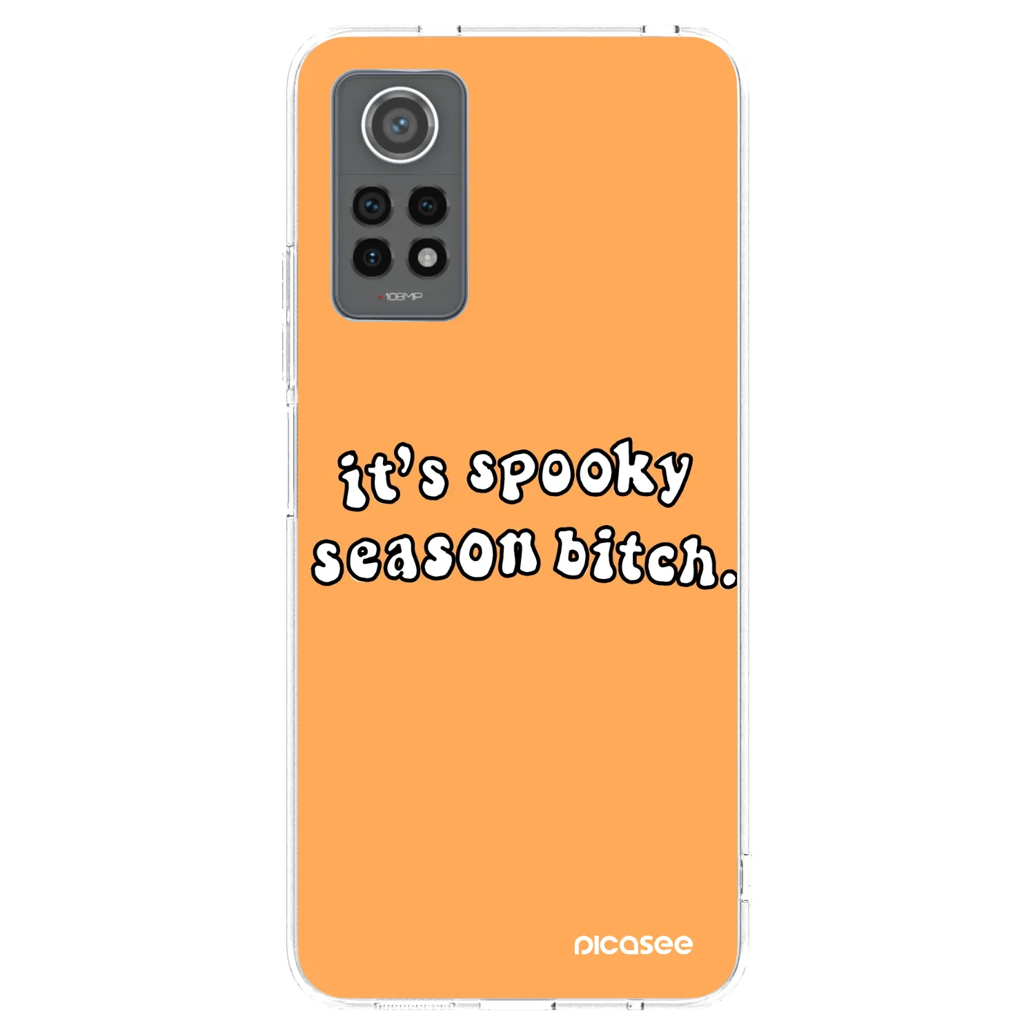 Picasee átlátszó szilikon tok az alábbi mobiltelefonokra Xiaomi Redmi Note 12 Pro 4G - Spooky season