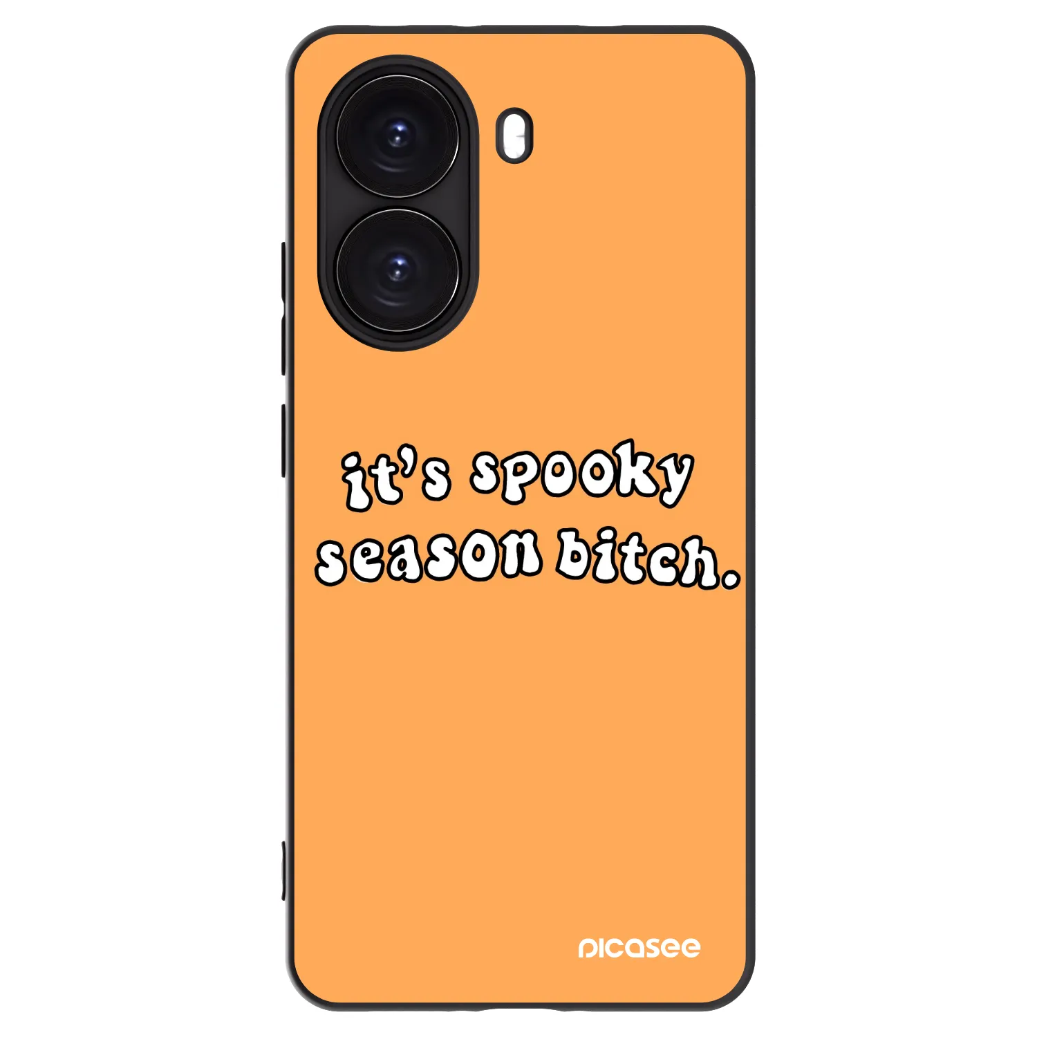 Picasee fekete szilikon tok az alábbi mobiltelefonokra Xiaomi Poco X7 Pro 5G - Spooky season