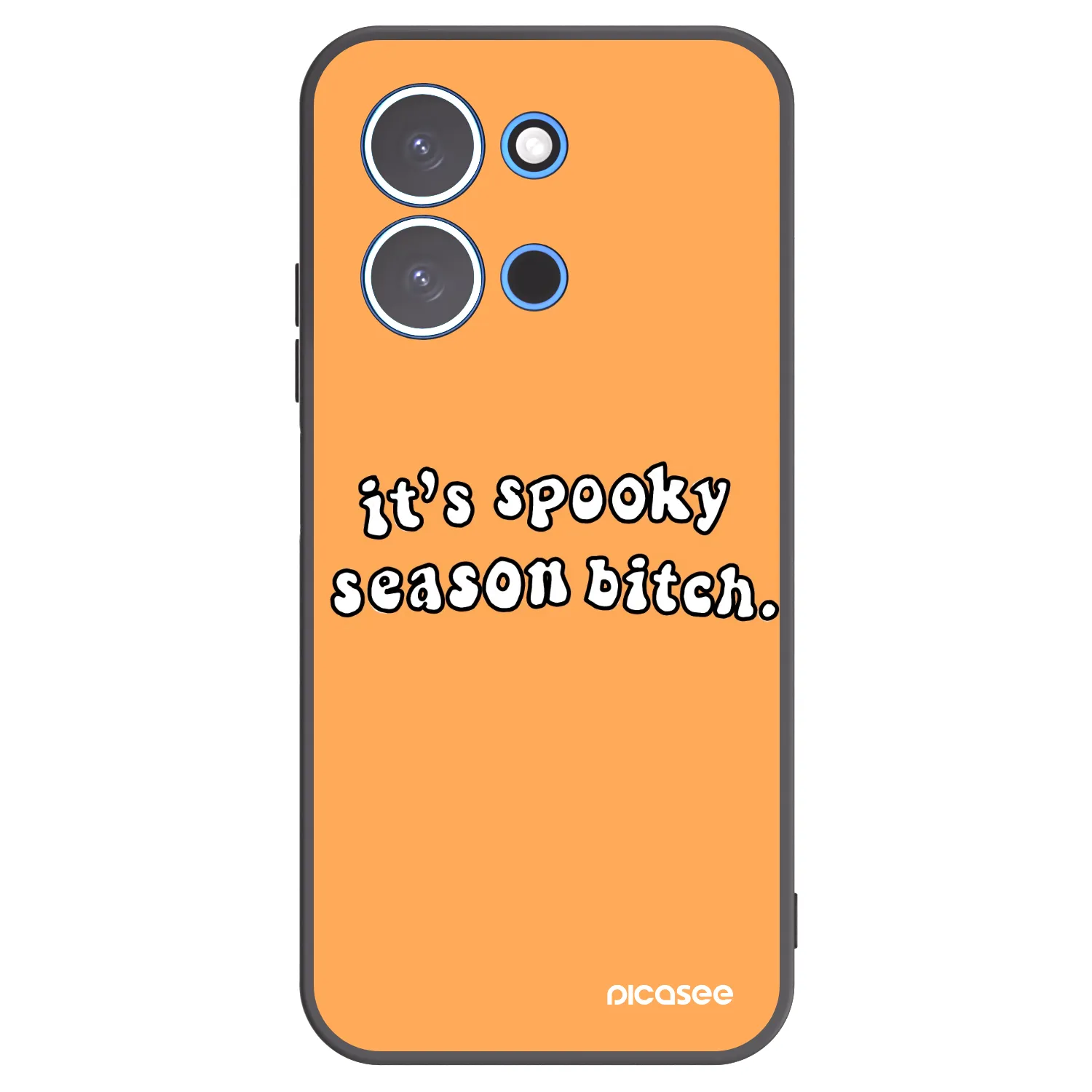 Picasee fekete szilikon tok az alábbi mobiltelefonokra Xiaomi Redmi 15C 4G - Spooky season