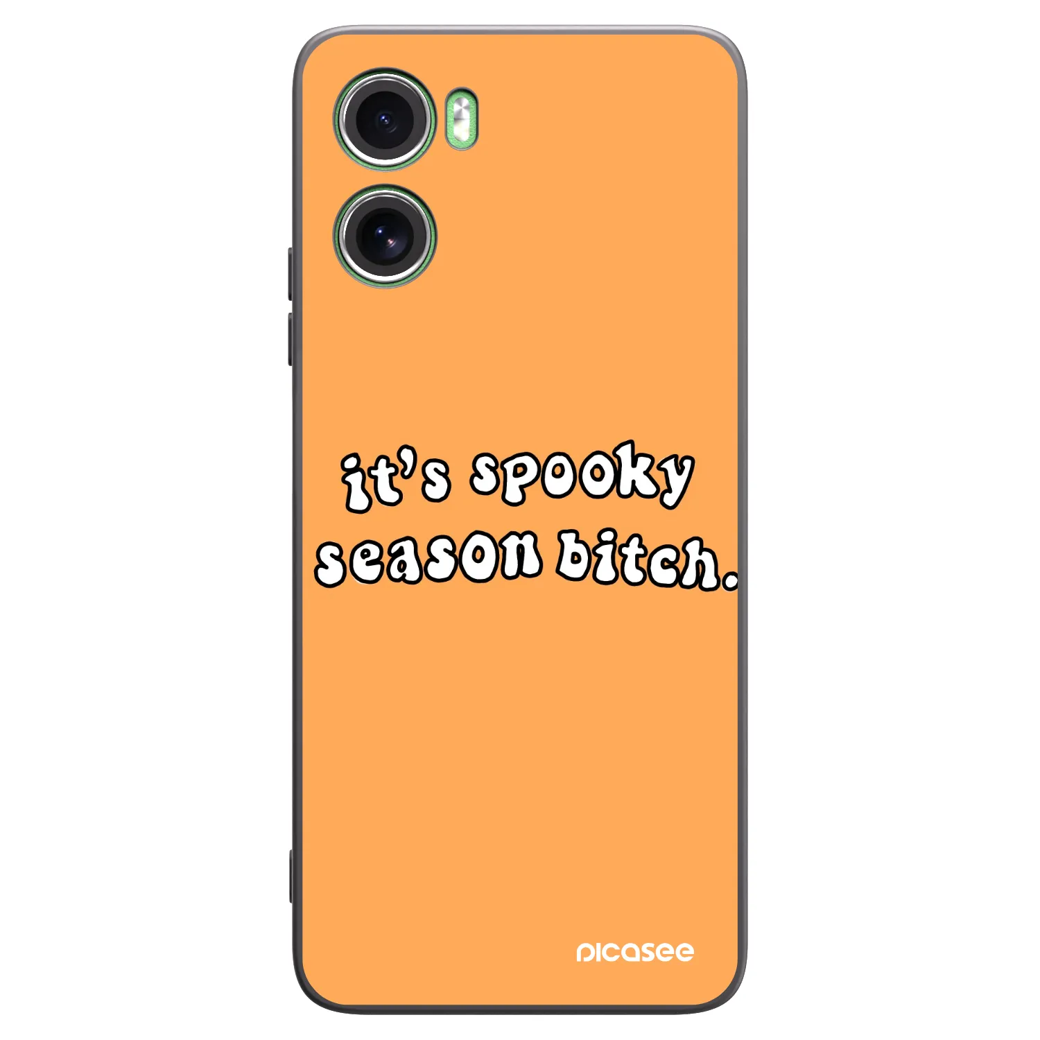 Picasee fekete szilikon tok az alábbi mobiltelefonokra Motorola Moto G06 - Spooky season