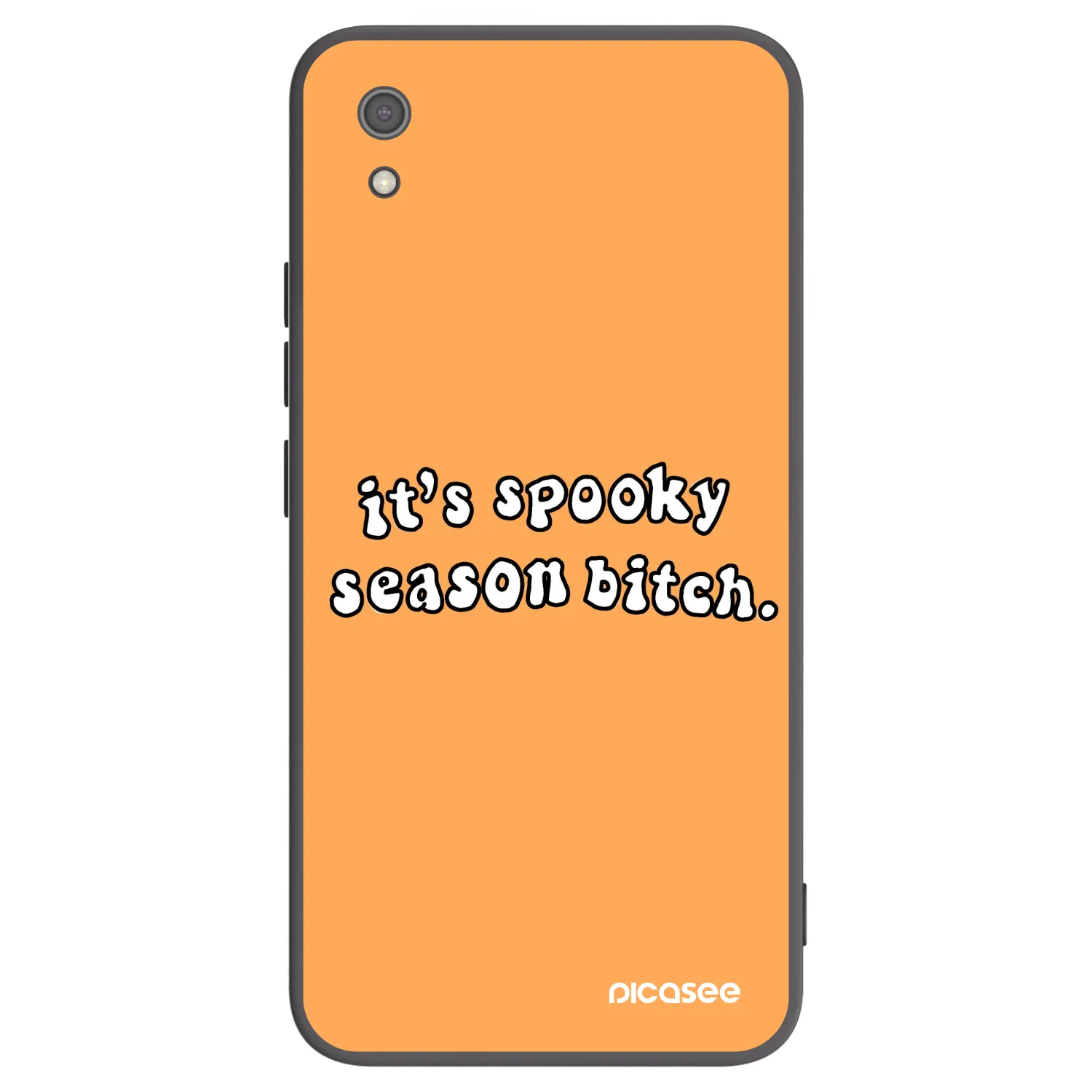 Picasee fekete szilikon tok az alábbi mobiltelefonokra Xiaomi Redmi 7A - Spooky season