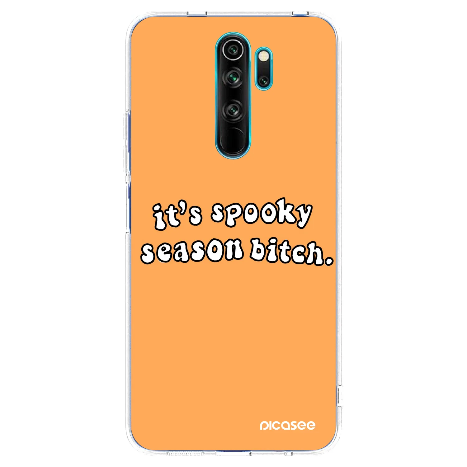 Picasee átlátszó szilikon tok az alábbi mobiltelefonokra Xiaomi Redmi Note 8 Pro - Spooky season