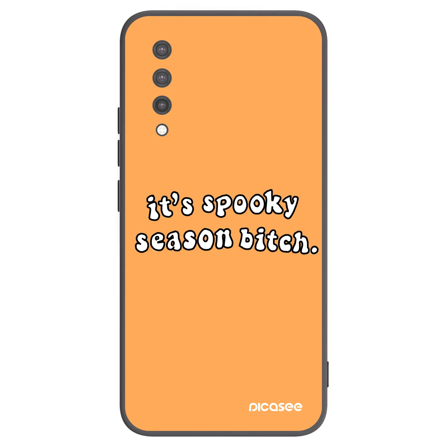 Picasee fekete szilikon tok az alábbi mobiltelefonokra Xiaomi Mi 9 Lite - Spooky season