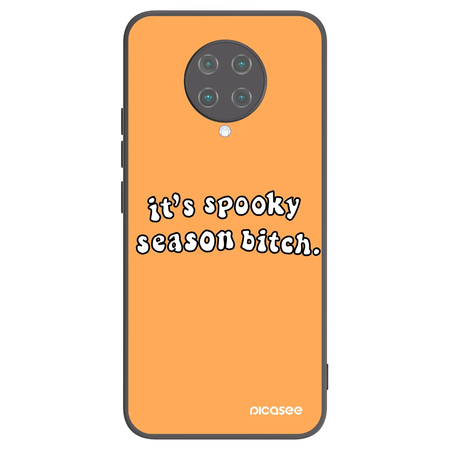 Picasee fekete szilikon tok az alábbi mobiltelefonokra Xiaomi Poco F2 Pro - Spooky season