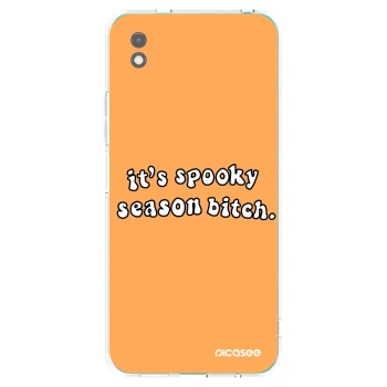 Picasee fekete szilikon tok az alábbi mobiltelefonokra Xiaomi Redmi 9A - Spooky season