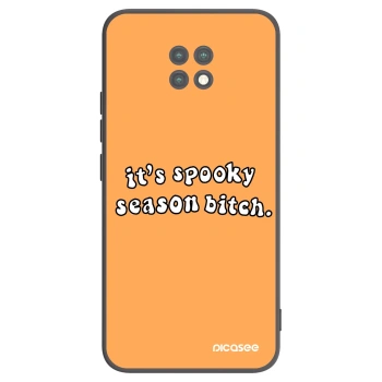 Picasee fekete szilikon tok az alábbi mobiltelefonokra Xiaomi Redmi Note 9T - Spooky season