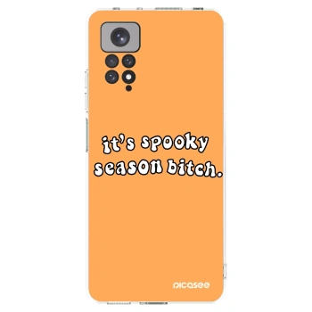 Picasee átlátszó szilikon tok az alábbi mobiltelefonokra Xiaomi Redmi Note 11 - Spooky season
