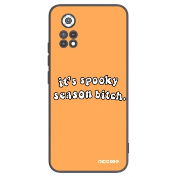 Picasee fekete szilikon tok az alábbi mobiltelefonokra Xiaomi Poco X4 Pro 5G - Spooky season