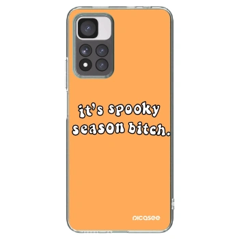 Picasee átlátszó szilikon tok az alábbi mobiltelefonokra Xiaomi Redmi Note 11 Pro+ 5G - Spooky season