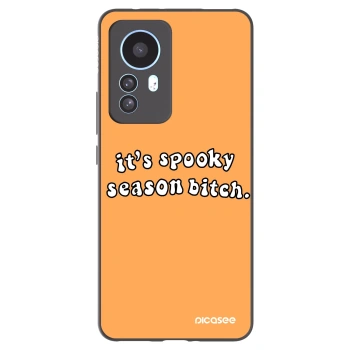 Picasee fekete szilikon tok az alábbi mobiltelefonokra Xiaomi 12T - Spooky season