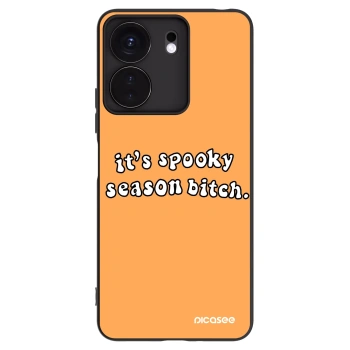 Picasee fekete szilikon tok az alábbi mobiltelefonokra Xiaomi Redmi 13C 4G - Spooky season