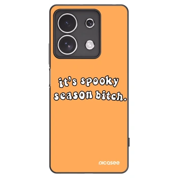 Picasee fekete szilikon tok az alábbi mobiltelefonokra Xiaomi Redmi Note 13 4G - Spooky season