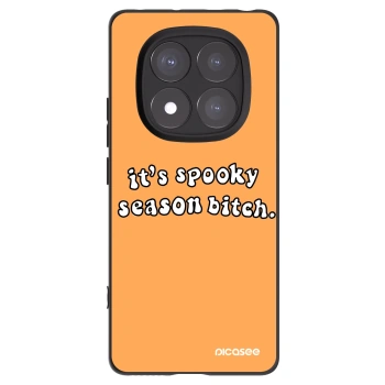 Picasee fekete szilikon tok az alábbi mobiltelefonokra Xiaomi Redmi Note 14 Pro 5G - Spooky season