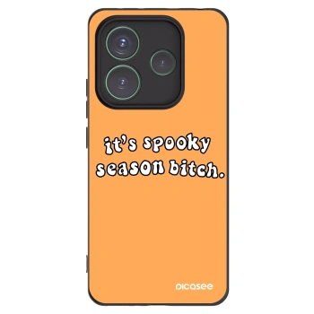 Picasee fekete szilikon tok az alábbi mobiltelefonokra Xiaomi Redmi Note 14 5G - Spooky season