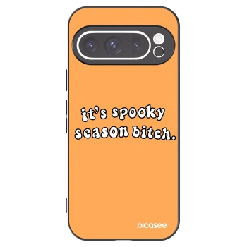 Picasee fekete szilikon tok az alábbi mobiltelefonokra Google Pixel 9 Pro - Spooky season