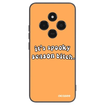 Picasee fekete szilikon tok az alábbi mobiltelefonokra Xiaomi Poco C75 - Spooky season