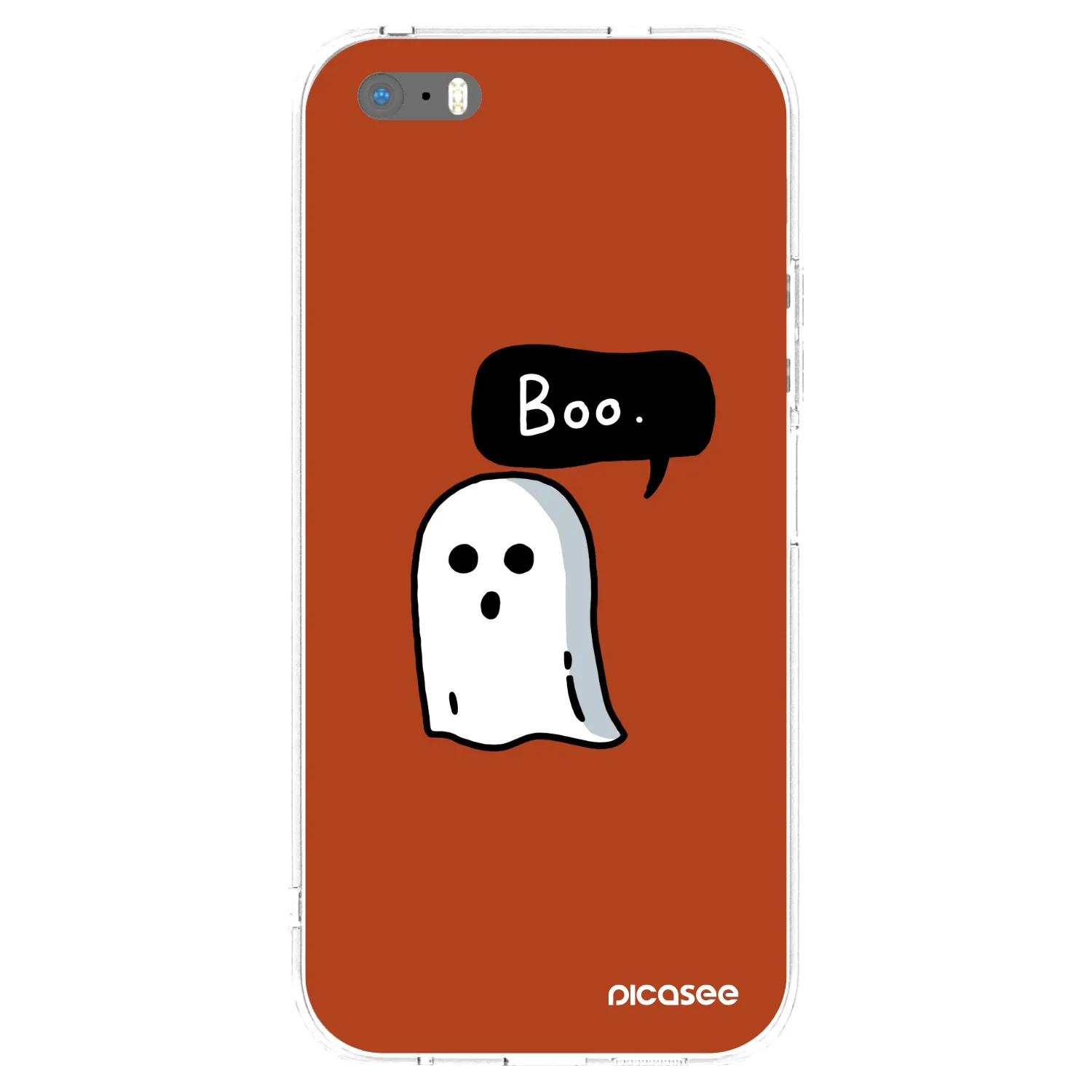 Picasee átlátszó szilikon tok az alábbi mobiltelefonokra Apple iPhone 5/5S/SE - Boo