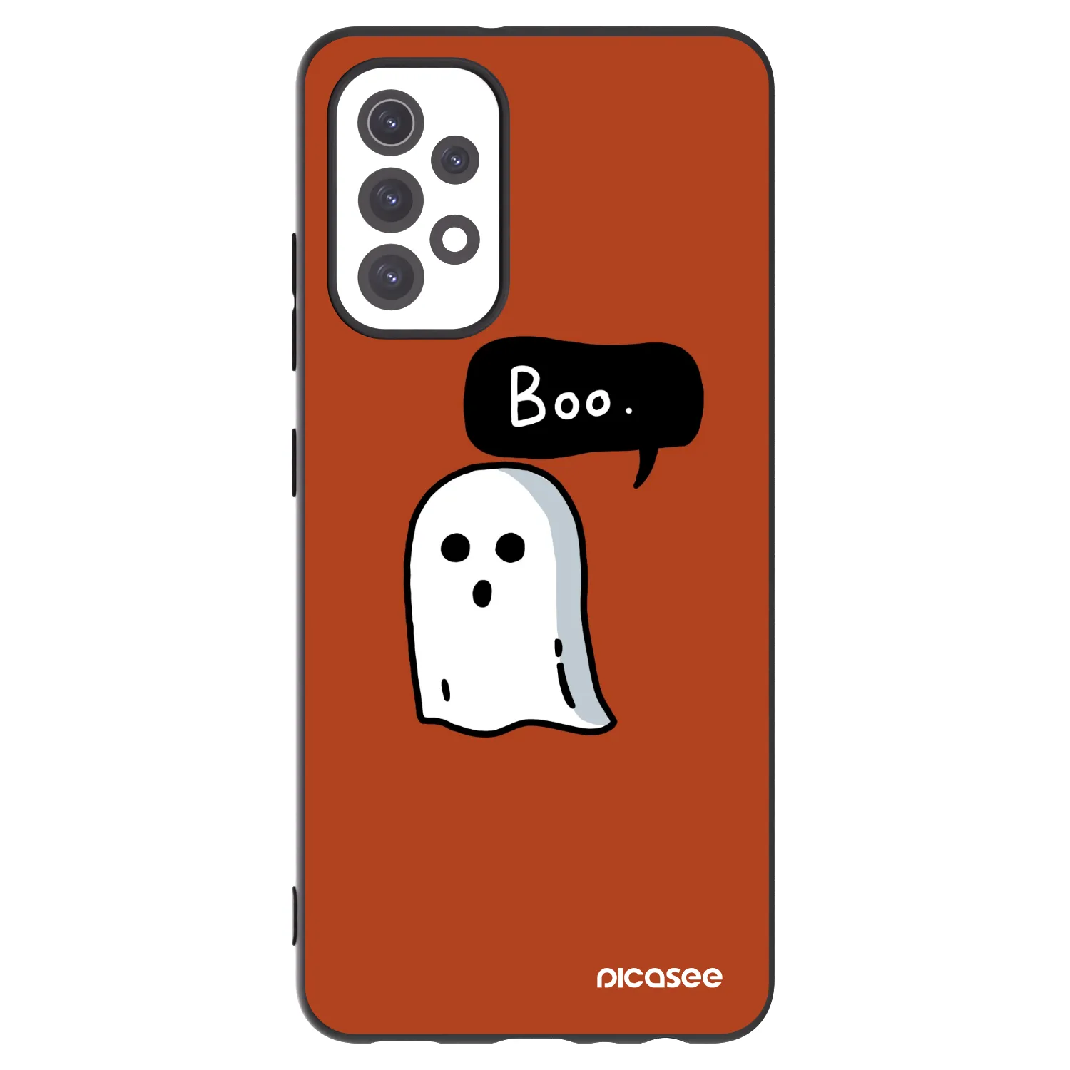 Picasee fekete szilikon tok az alábbi mobiltelefonokra Samsung Galaxy A32 5G A326B - Boo