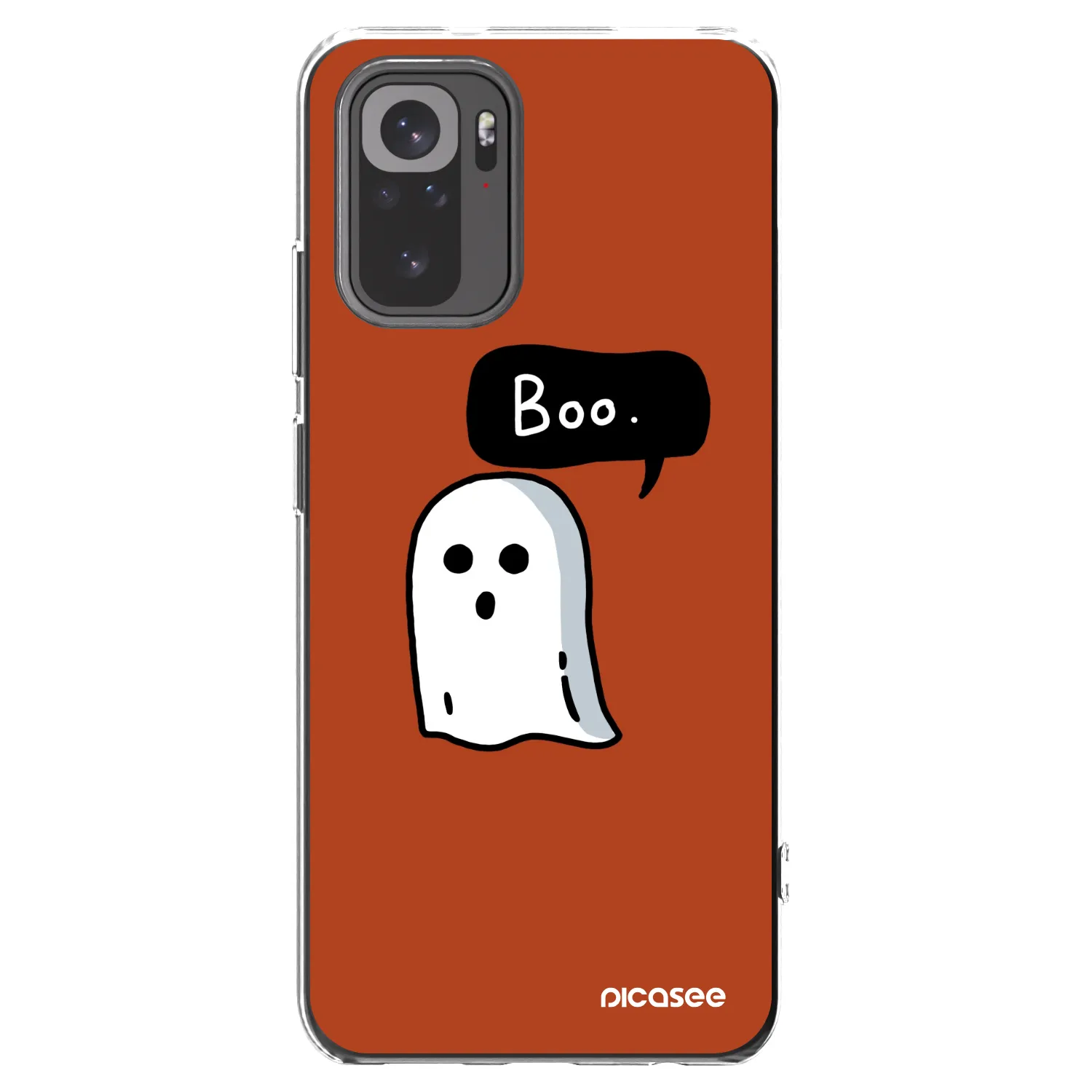 Picasee átlátszó szilikon tok az alábbi mobiltelefonokra Xiaomi Redmi Note 10S - Boo
