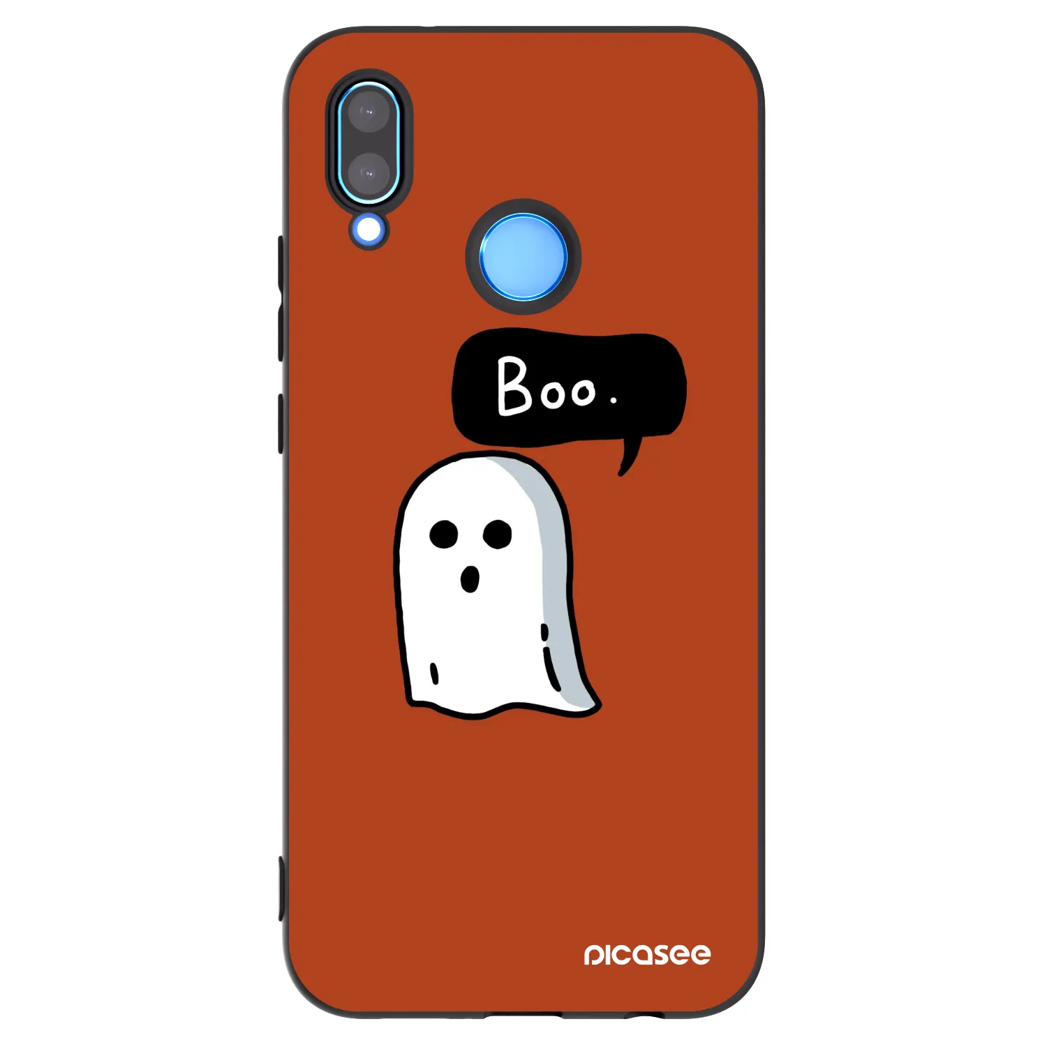 Picasee fekete szilikon tok az alábbi mobiltelefonokra Huawei P20 Lite - Boo