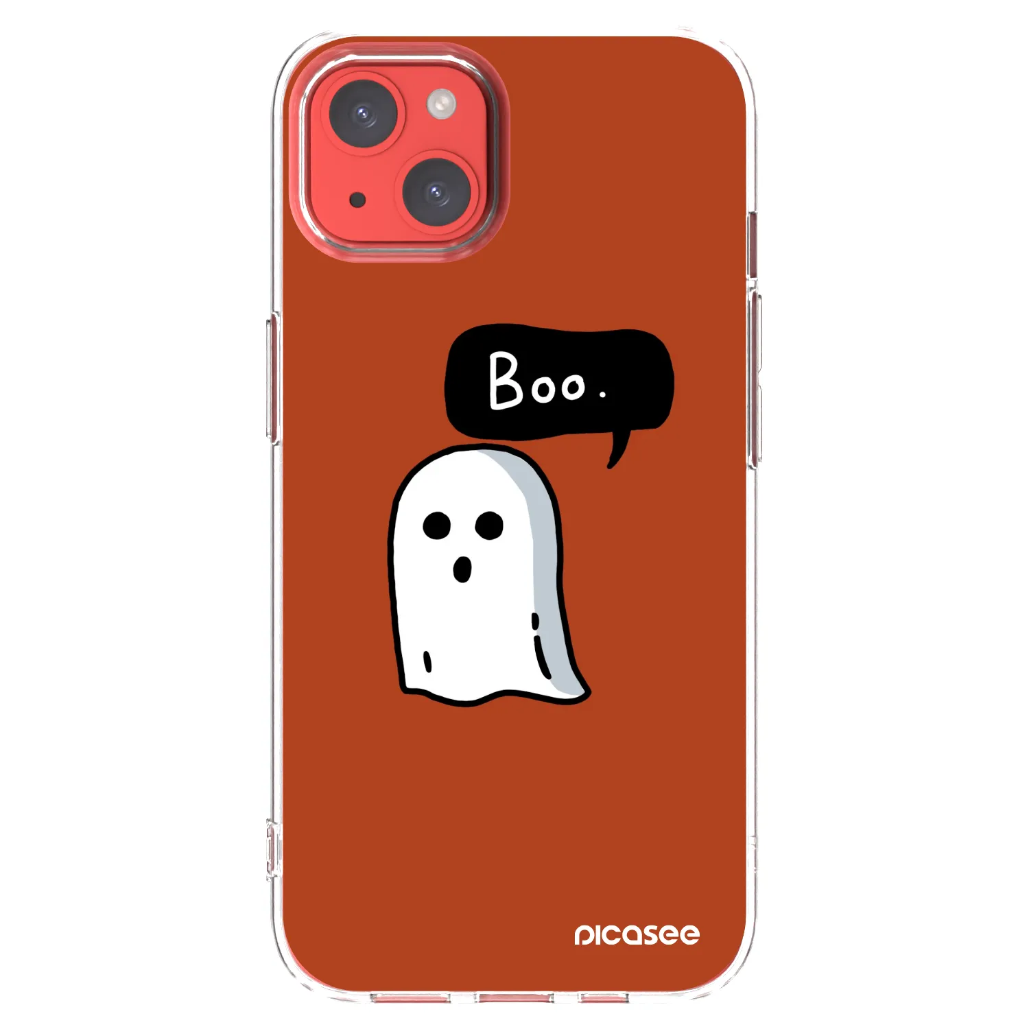 Picasee átlátszó szilikon tok az alábbi mobiltelefonokra Apple iPhone 13 - Boo
