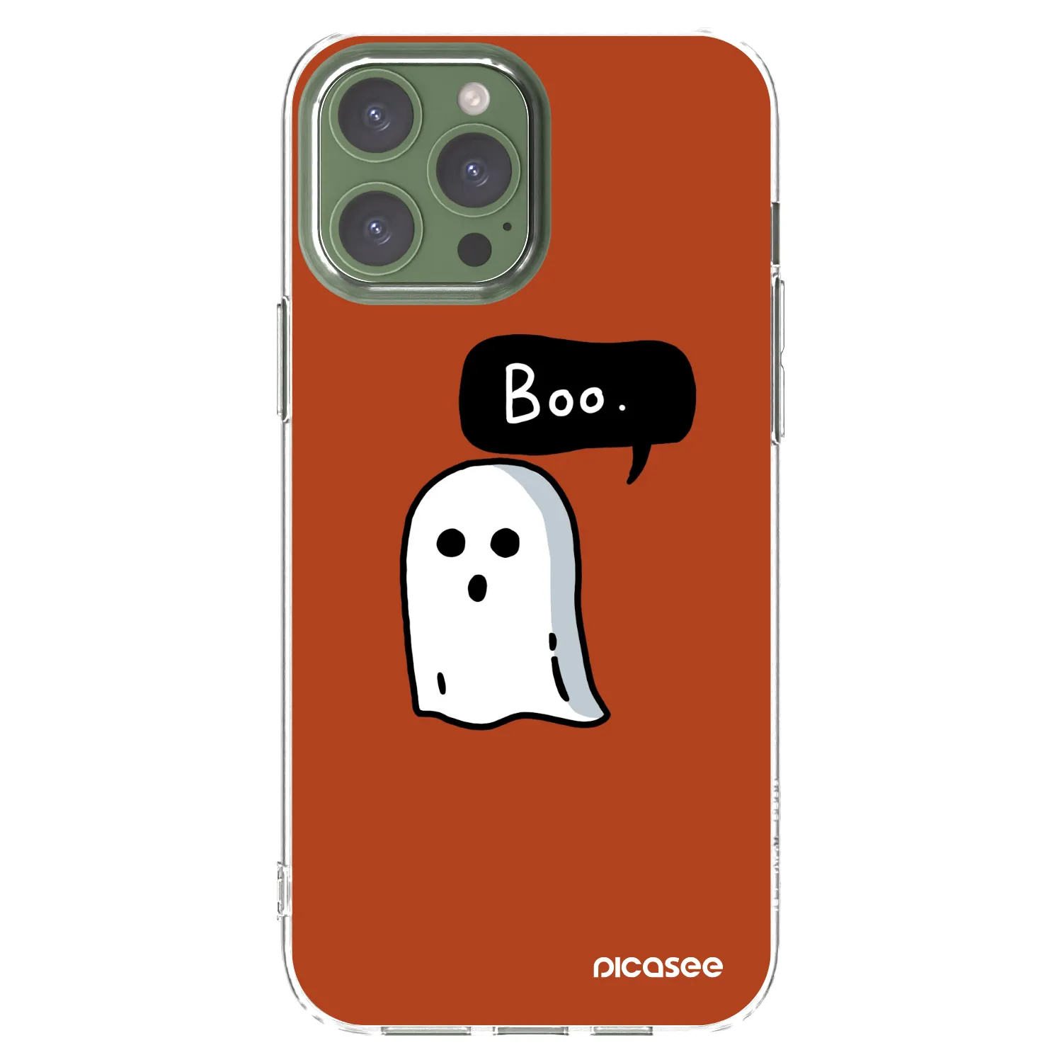 Picasee átlátszó szilikon tok az alábbi mobiltelefonokra Apple iPhone 13 Pro Max - Boo