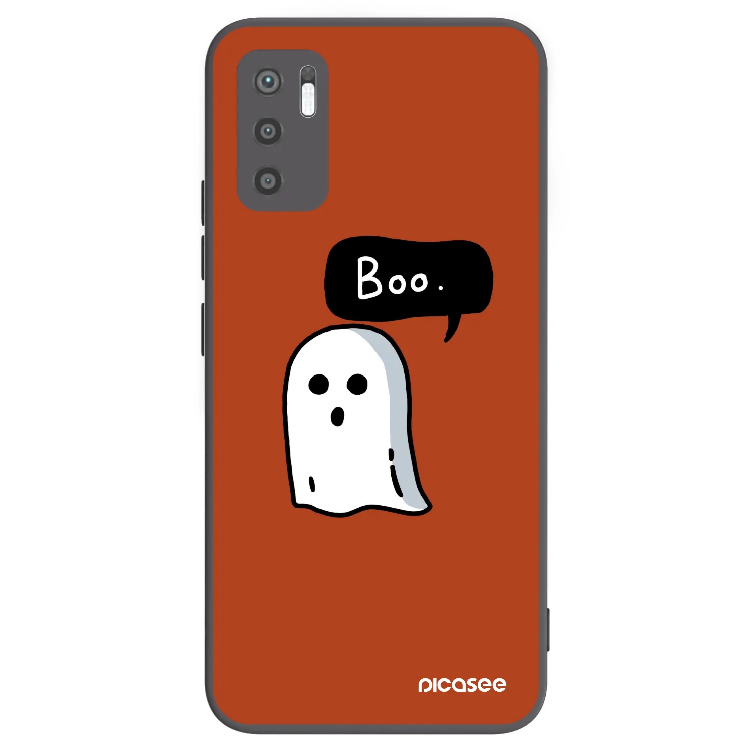 Picasee fekete szilikon tok az alábbi mobiltelefonokra Xiaomi Redmi Note 10 5G - Boo