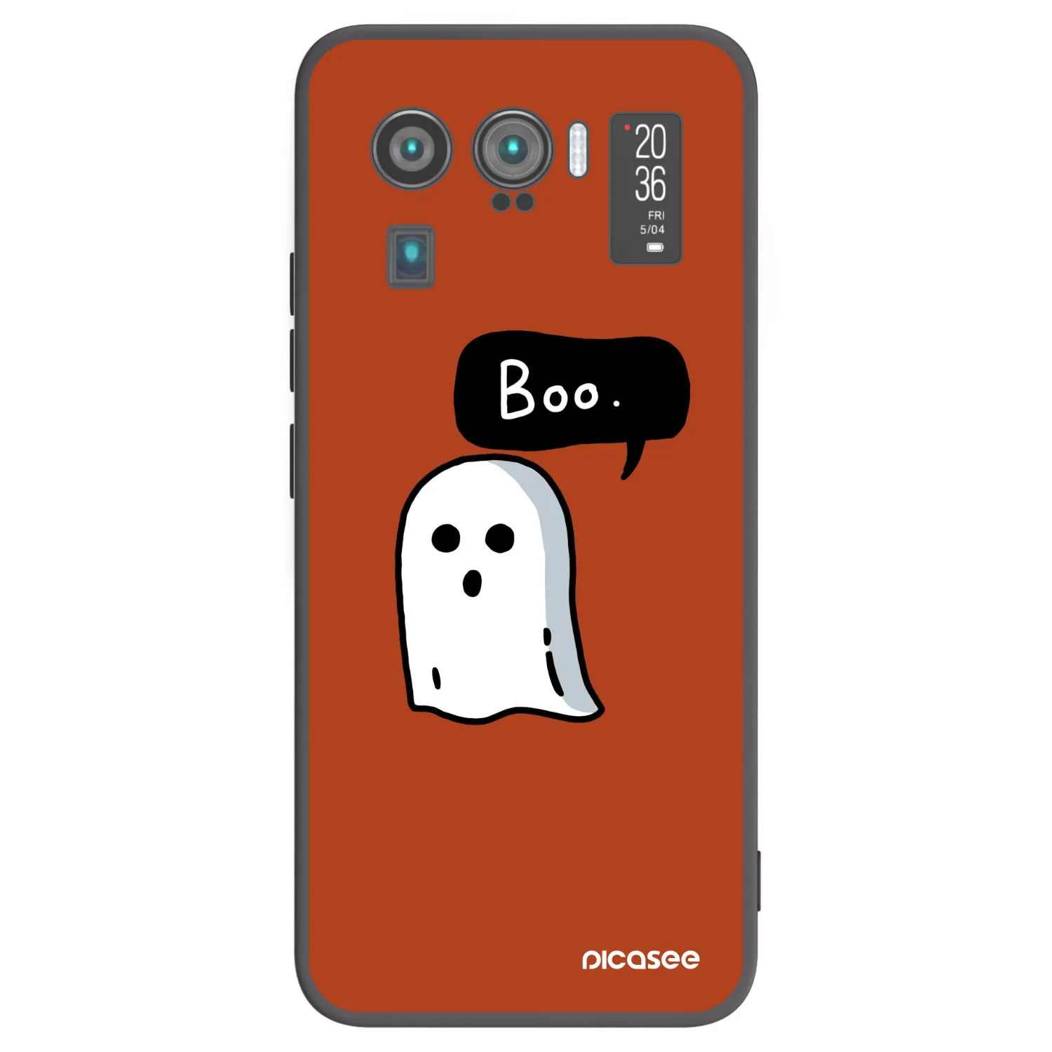 Picasee fekete szilikon tok az alábbi mobiltelefonokra Xiaomi Mi 11 Ultra - Boo
