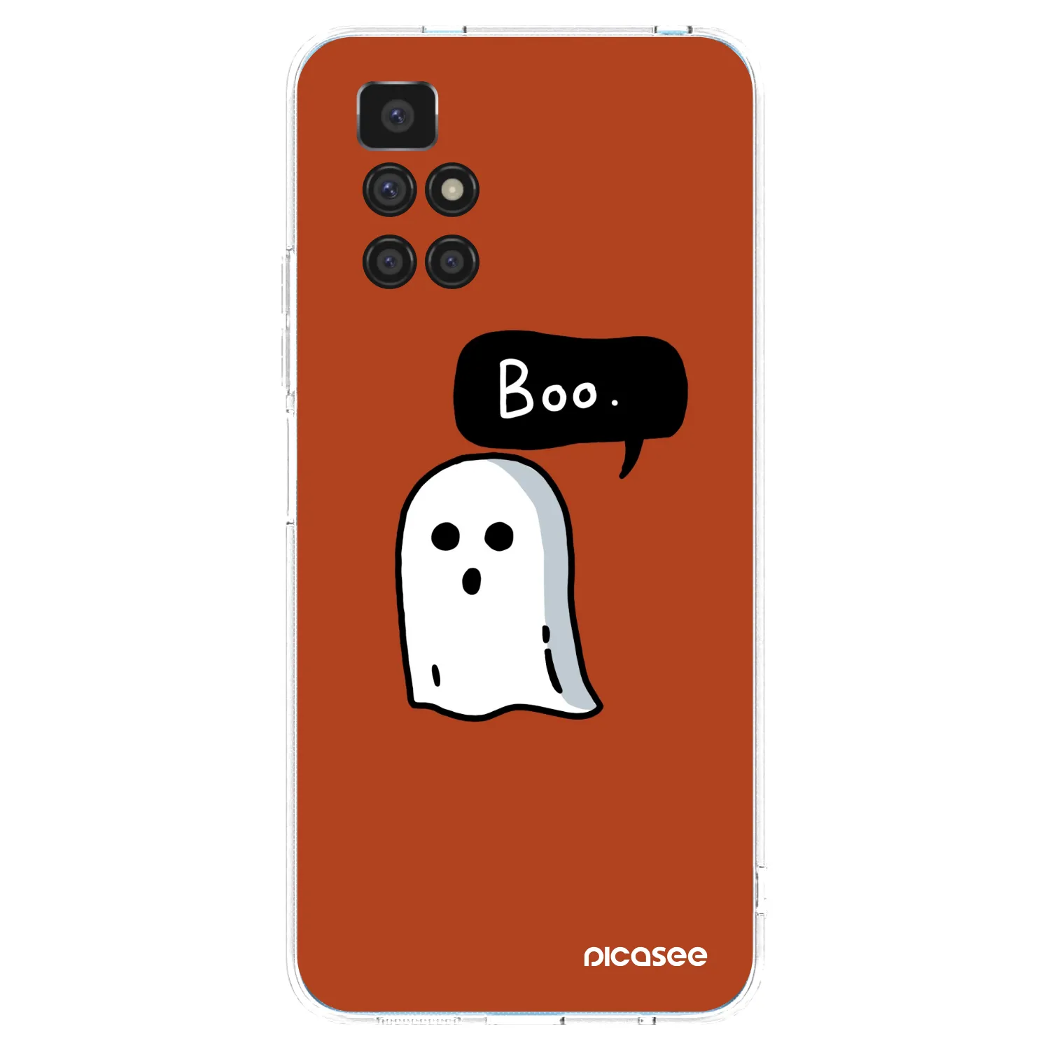 Picasee átlátszó szilikon tok az alábbi mobiltelefonokra Xiaomi Redmi 10 - Boo