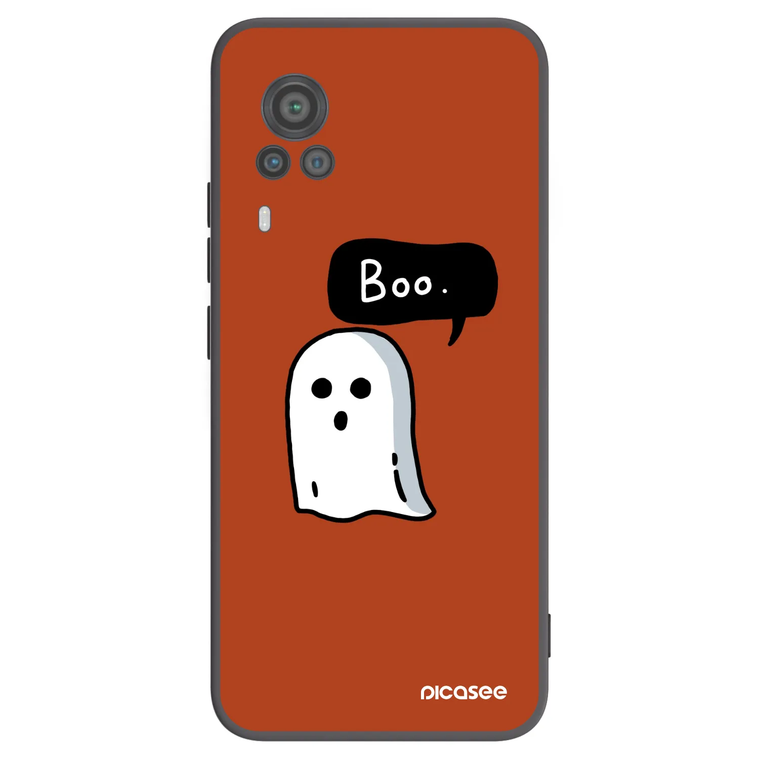 Picasee fekete szilikon tok az alábbi mobiltelefonokra Vivo X60 Pro 5G - Boo