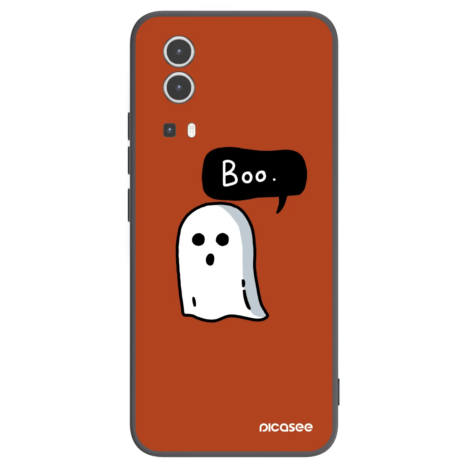 Picasee fekete szilikon tok az alábbi mobiltelefonokra Vivo Y72 5G - Boo