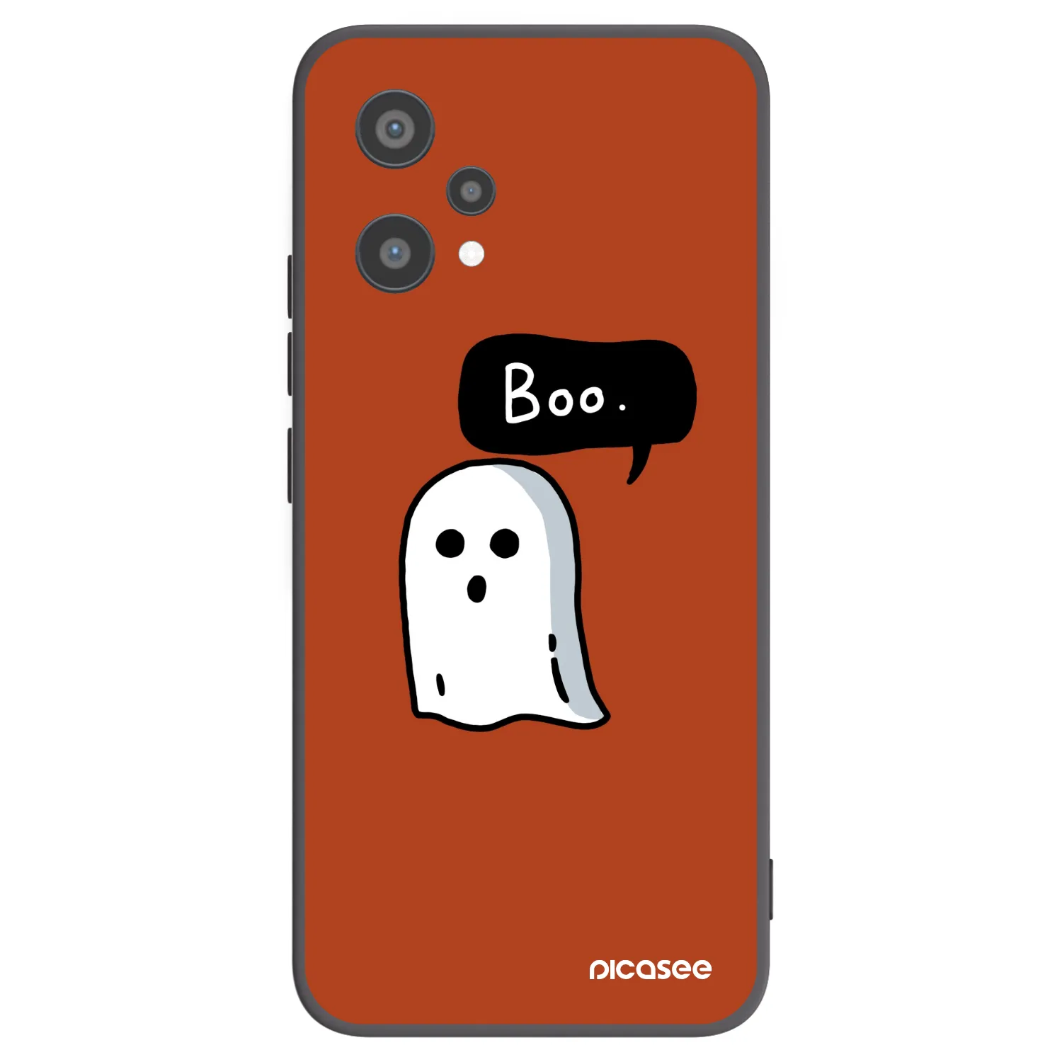 Picasee fekete szilikon tok az alábbi mobiltelefonokra Realme 9 Pro 5G - Boo