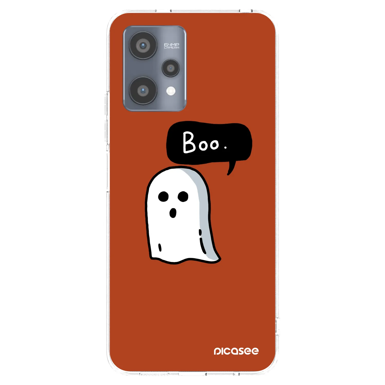 Picasee átlátszó szilikon tok az alábbi mobiltelefonokra Realme 9 Pro 5G - Boo