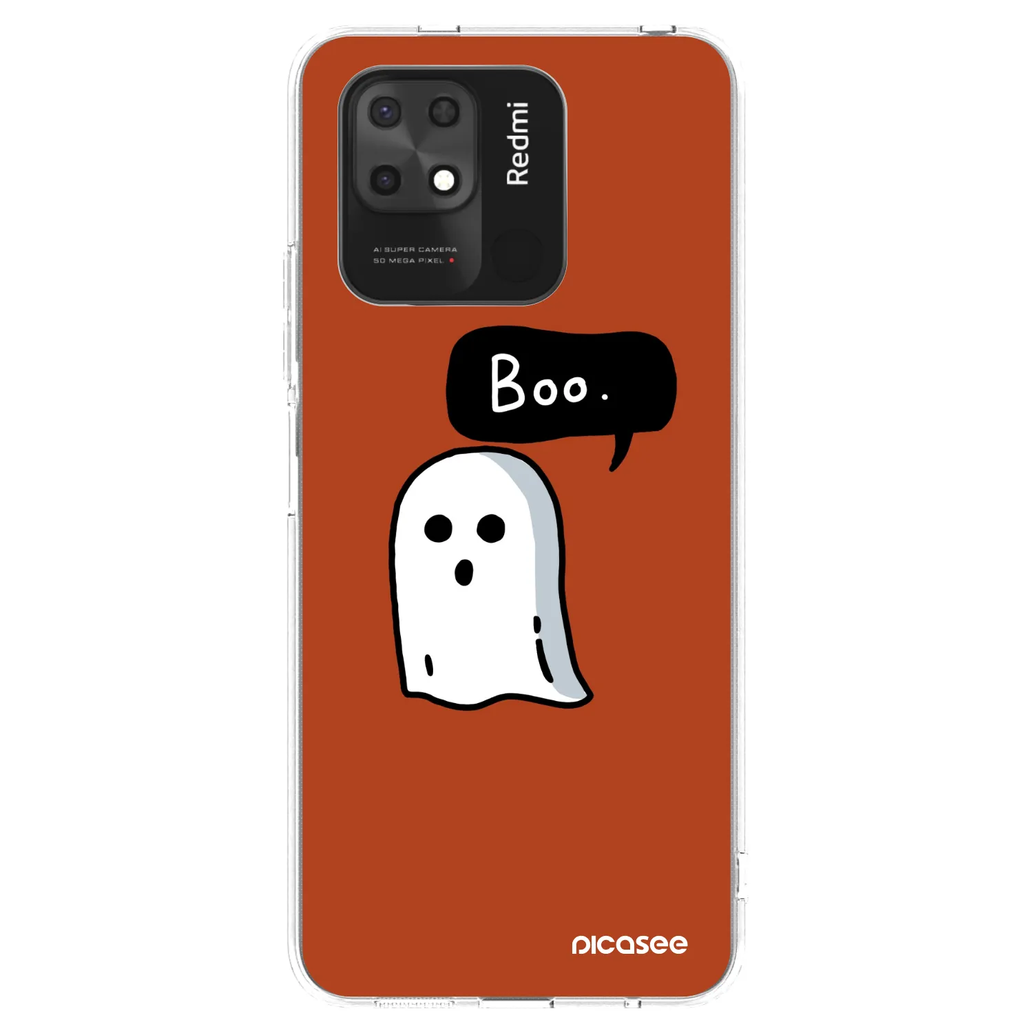 Picasee átlátszó szilikon tok az alábbi mobiltelefonokra Xiaomi Redmi 10C - Boo