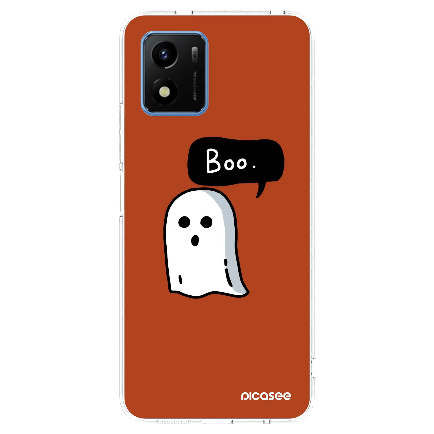 Picasee átlátszó szilikon tok az alábbi mobiltelefonokra Vivo Y01 - Boo