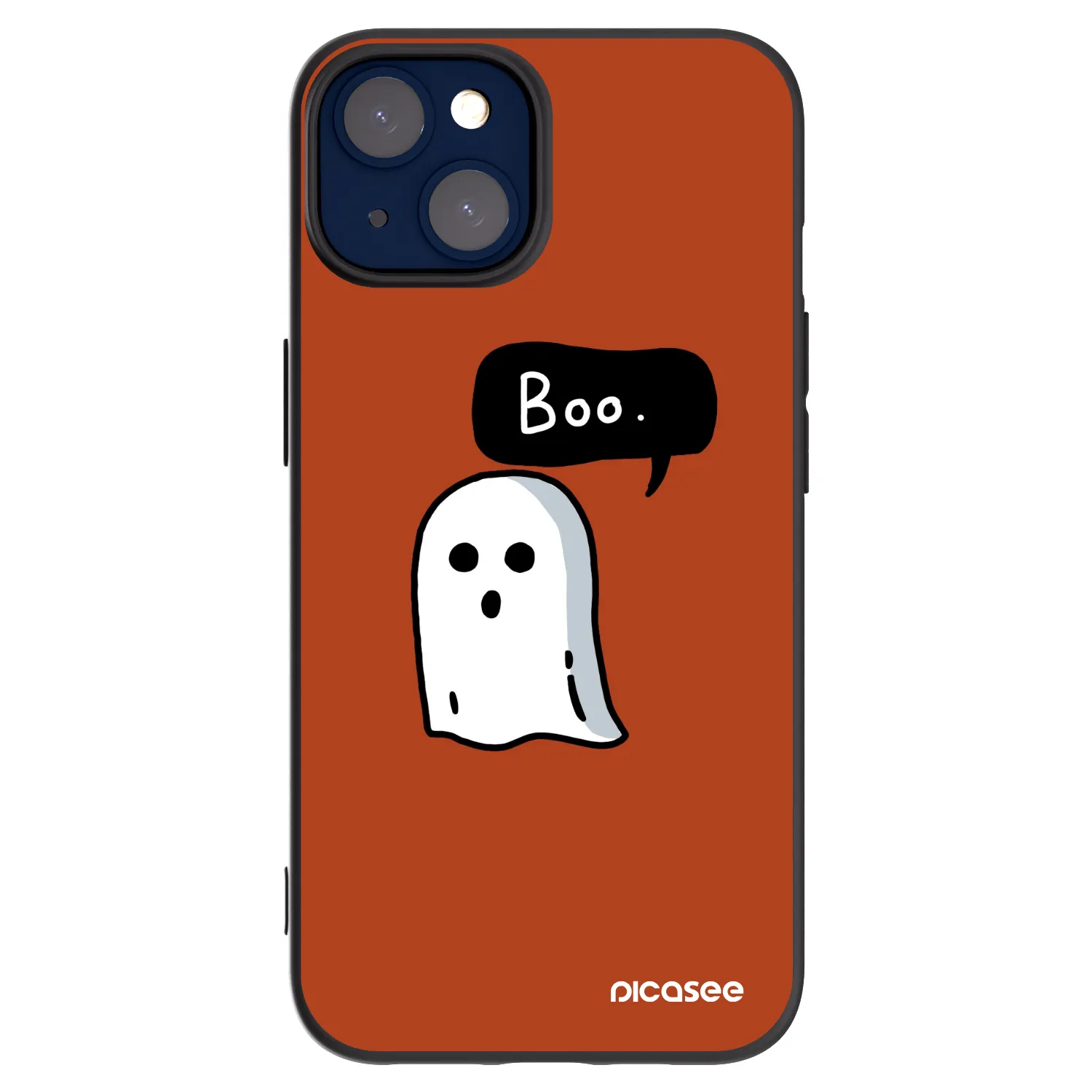 Picasee fekete szilikon tok az alábbi mobiltelefonokra Apple iPhone 14 - Boo