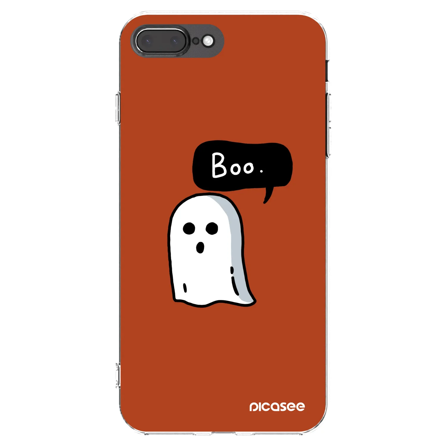 Picasee átlátszó szilikon tok az alábbi mobiltelefonokra Apple iPhone 8 Plus - Boo