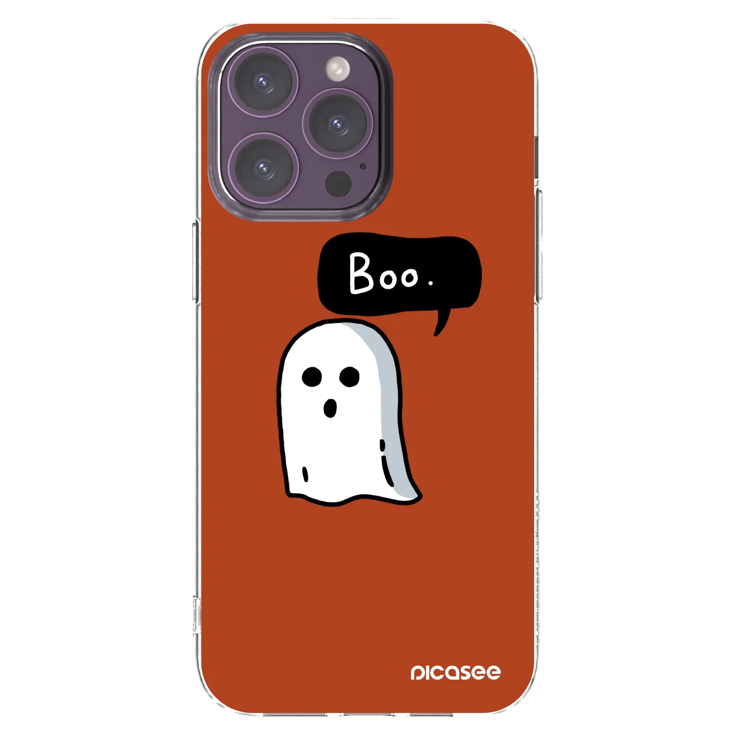 Picasee átlátszó szilikon tok az alábbi mobiltelefonokra Apple iPhone 14 Pro Max - Boo