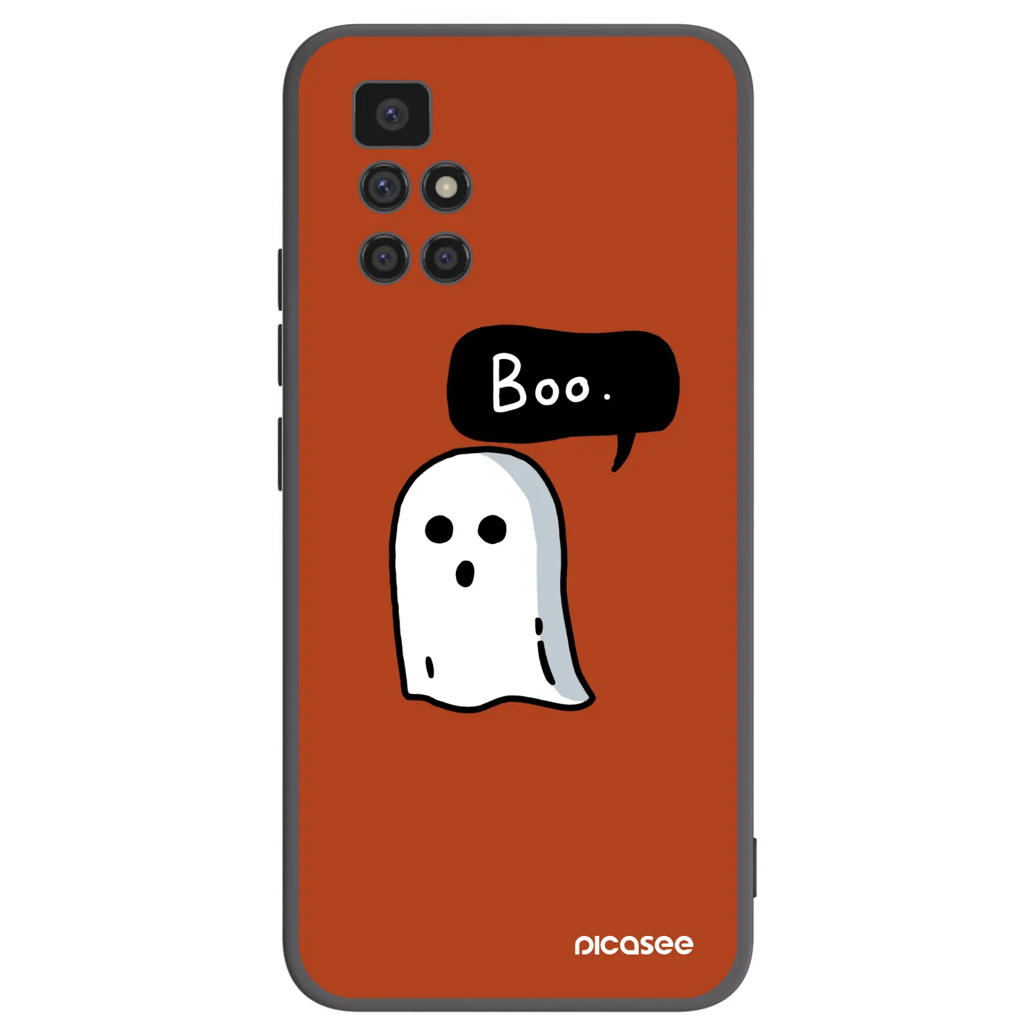 Picasee fekete szilikon tok az alábbi mobiltelefonokra Xiaomi Redmi 10 (2022) - Boo