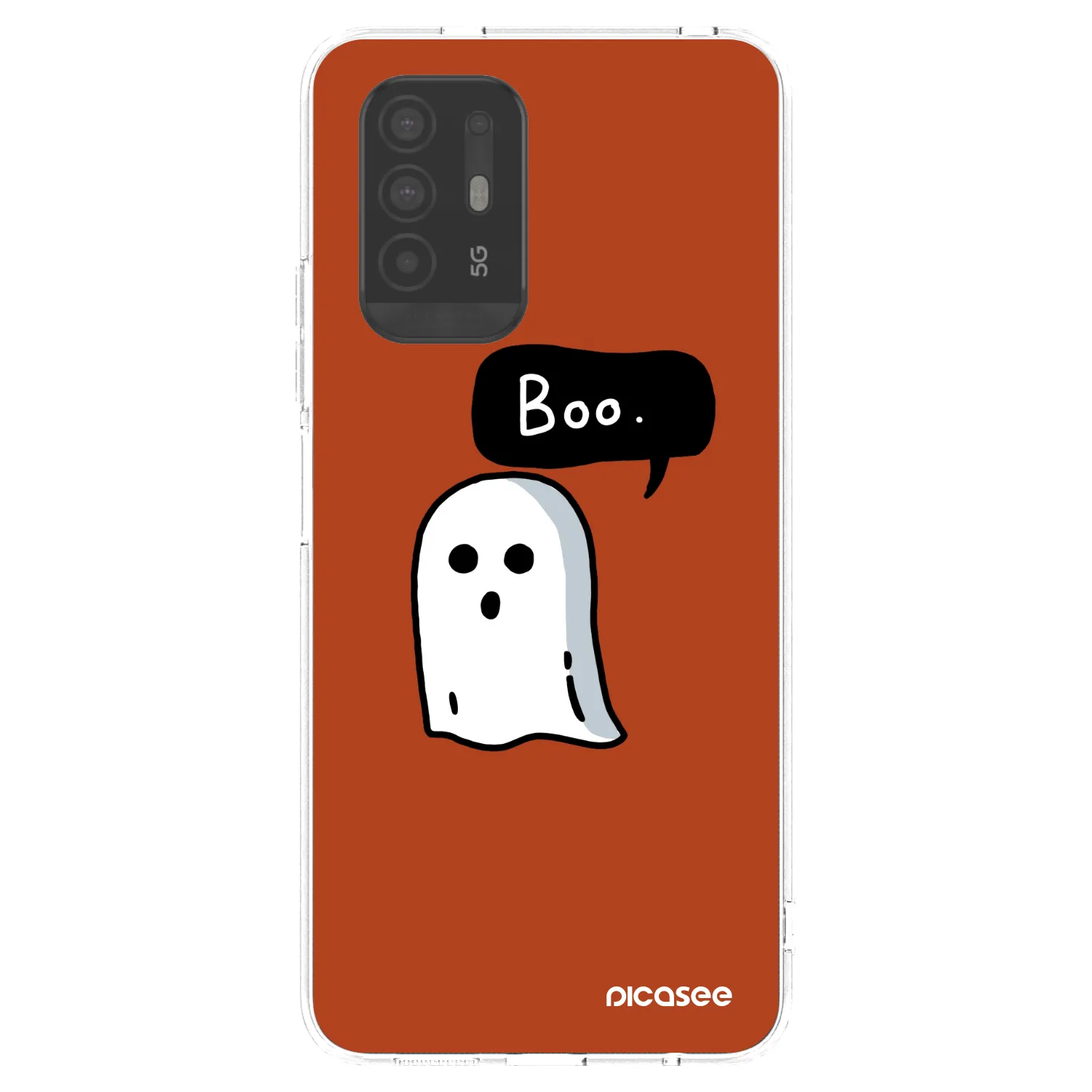 Picasee átlátszó szilikon tok az alábbi mobiltelefonokra OPPO A94 5G - Boo
