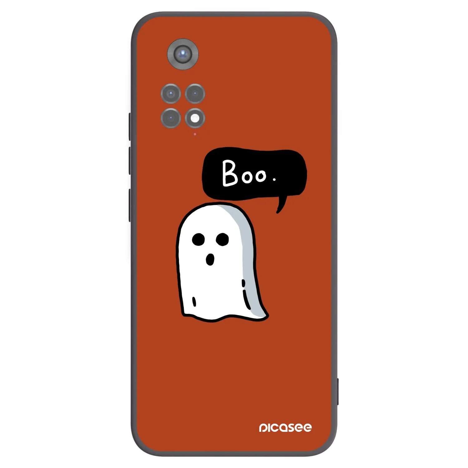 Picasee fekete szilikon tok az alábbi mobiltelefonokra Xiaomi Redmi Note 11S 5G - Boo