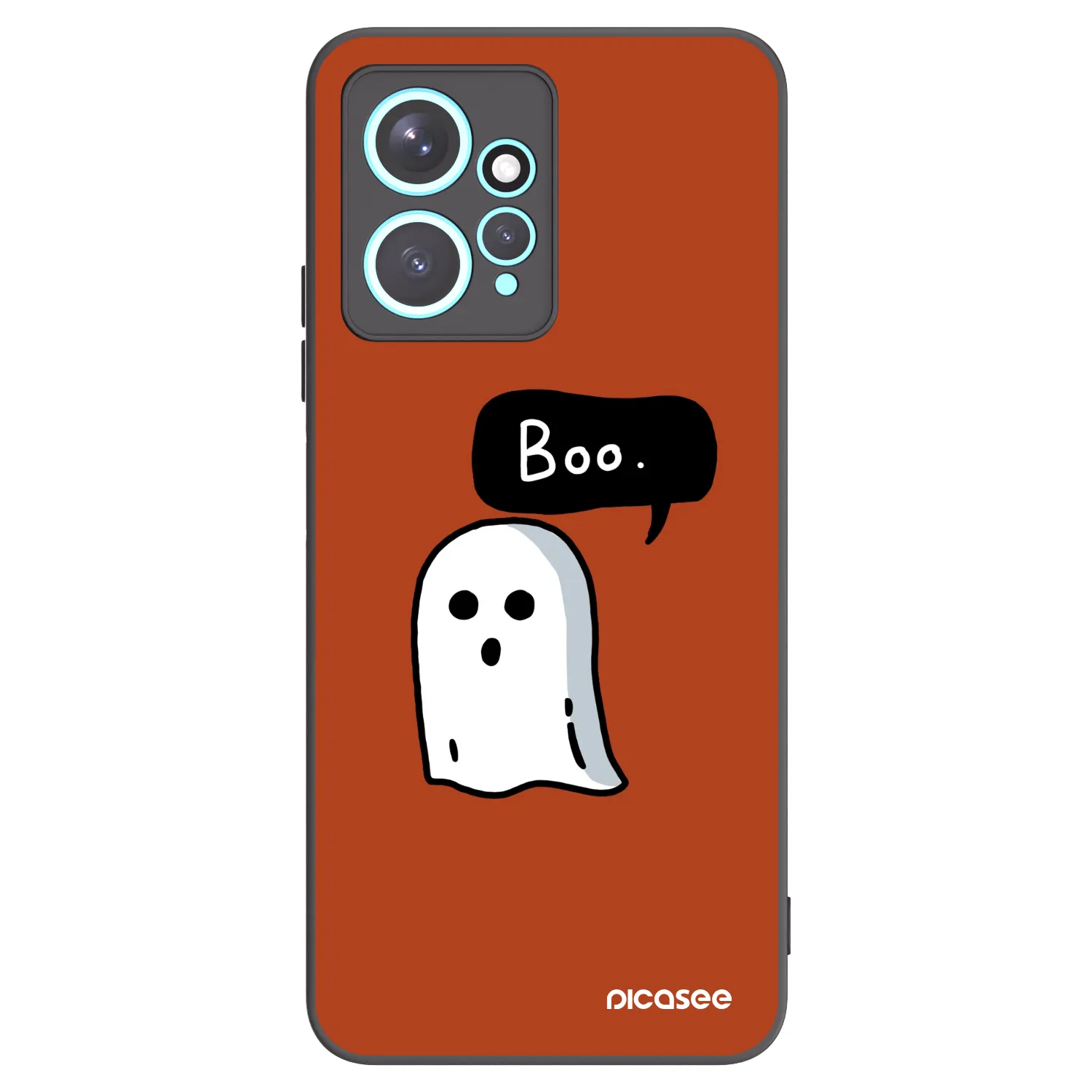 Picasee fekete szilikon tok az alábbi mobiltelefonokra Xiaomi Redmi Note 12 4G - Boo