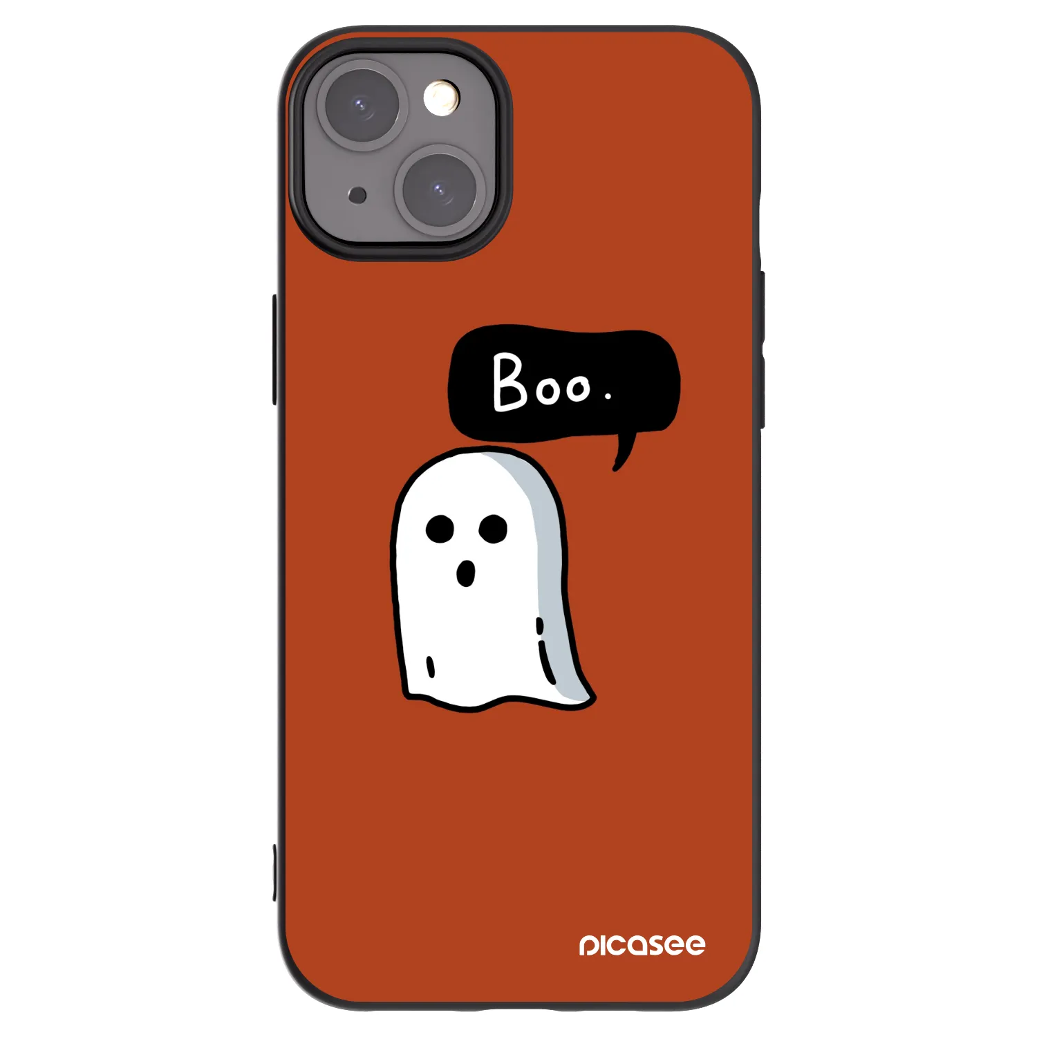 Picasee fekete szilikon tok az alábbi mobiltelefonokra Apple iPhone 15 Plus - Boo