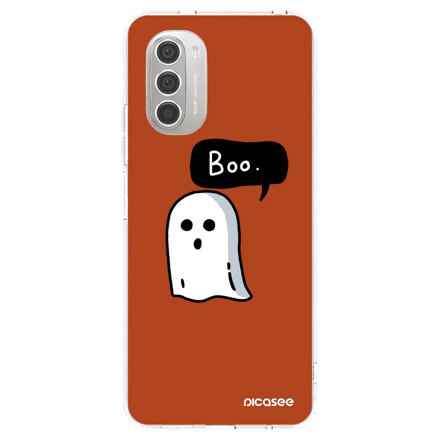 Picasee átlátszó szilikon tok az alábbi mobiltelefonokra Motorola Moto G51 - Boo