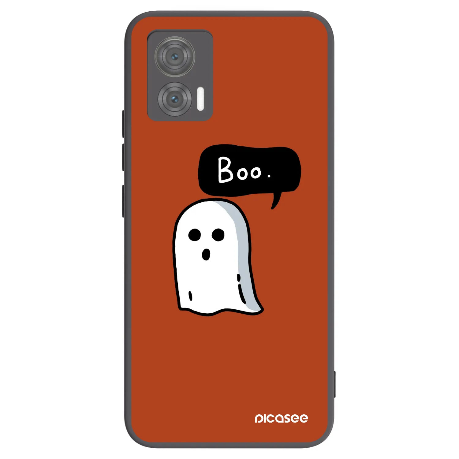 Picasee fekete szilikon tok az alábbi mobiltelefonokra Motorola Edge 30 Neo - Boo