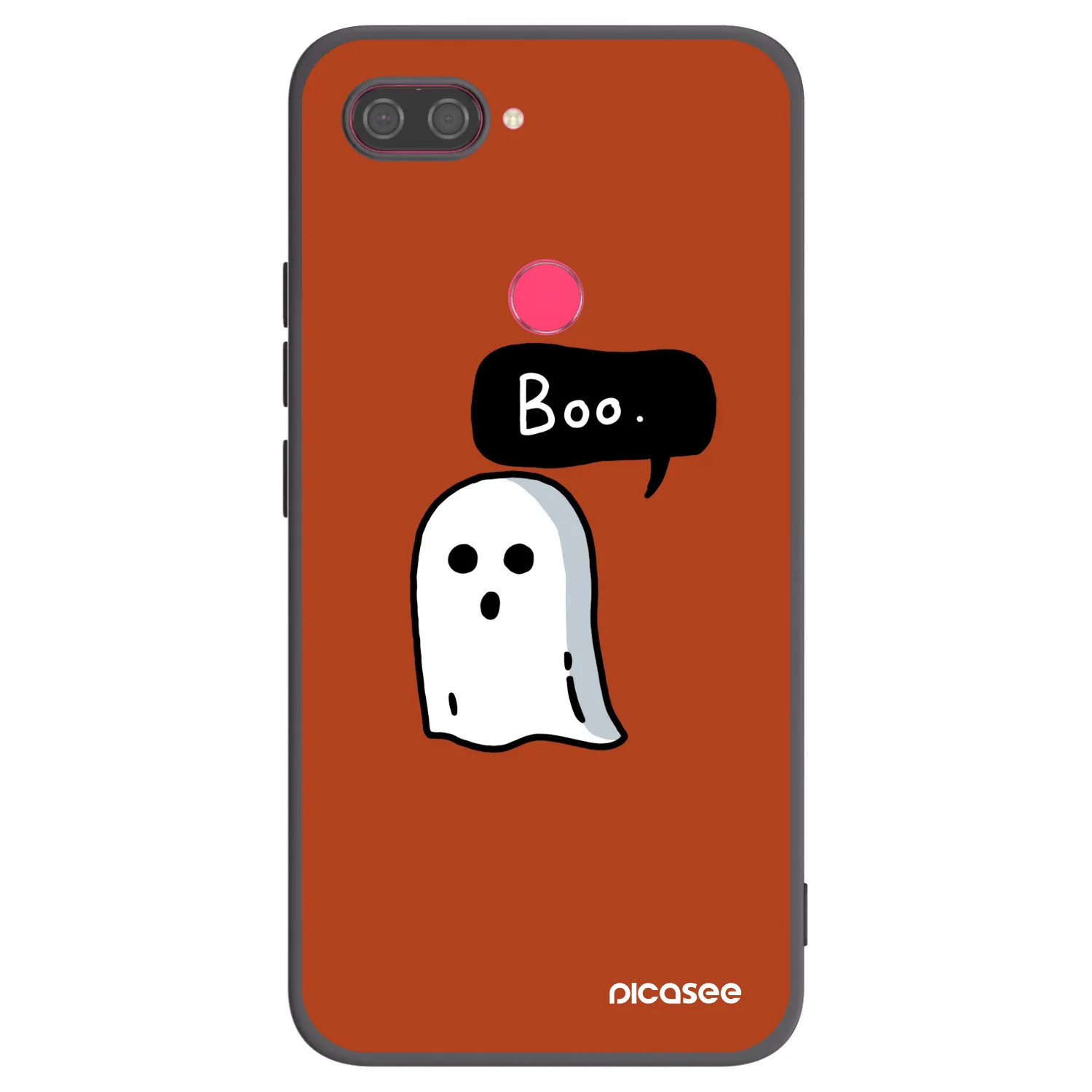 Picasee fekete szilikon tok az alábbi mobiltelefonokra Xiaomi Mi 8 Lite - Boo