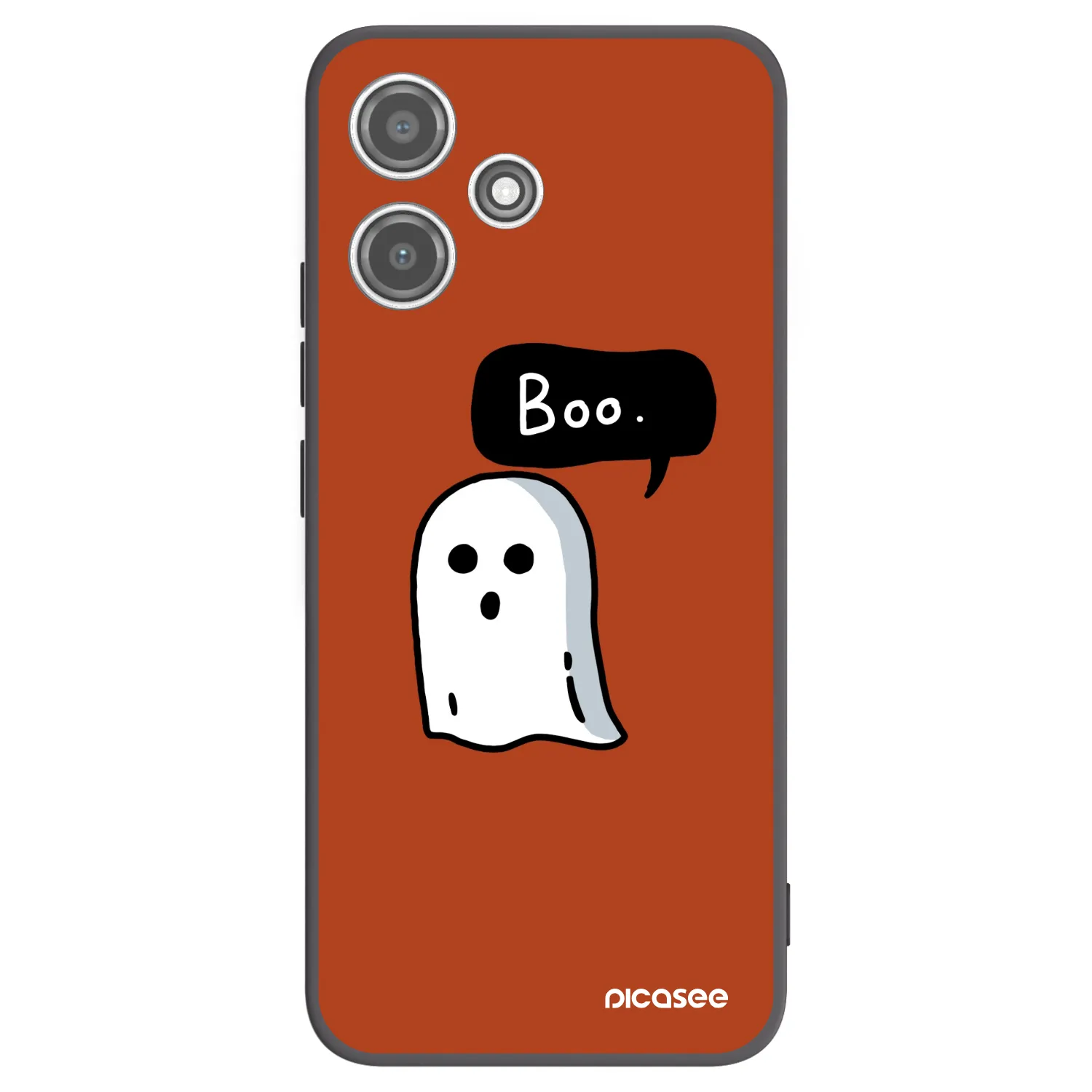 Picasee fekete szilikon tok az alábbi mobiltelefonokra Xiaomi Redmi 12 5G - Boo