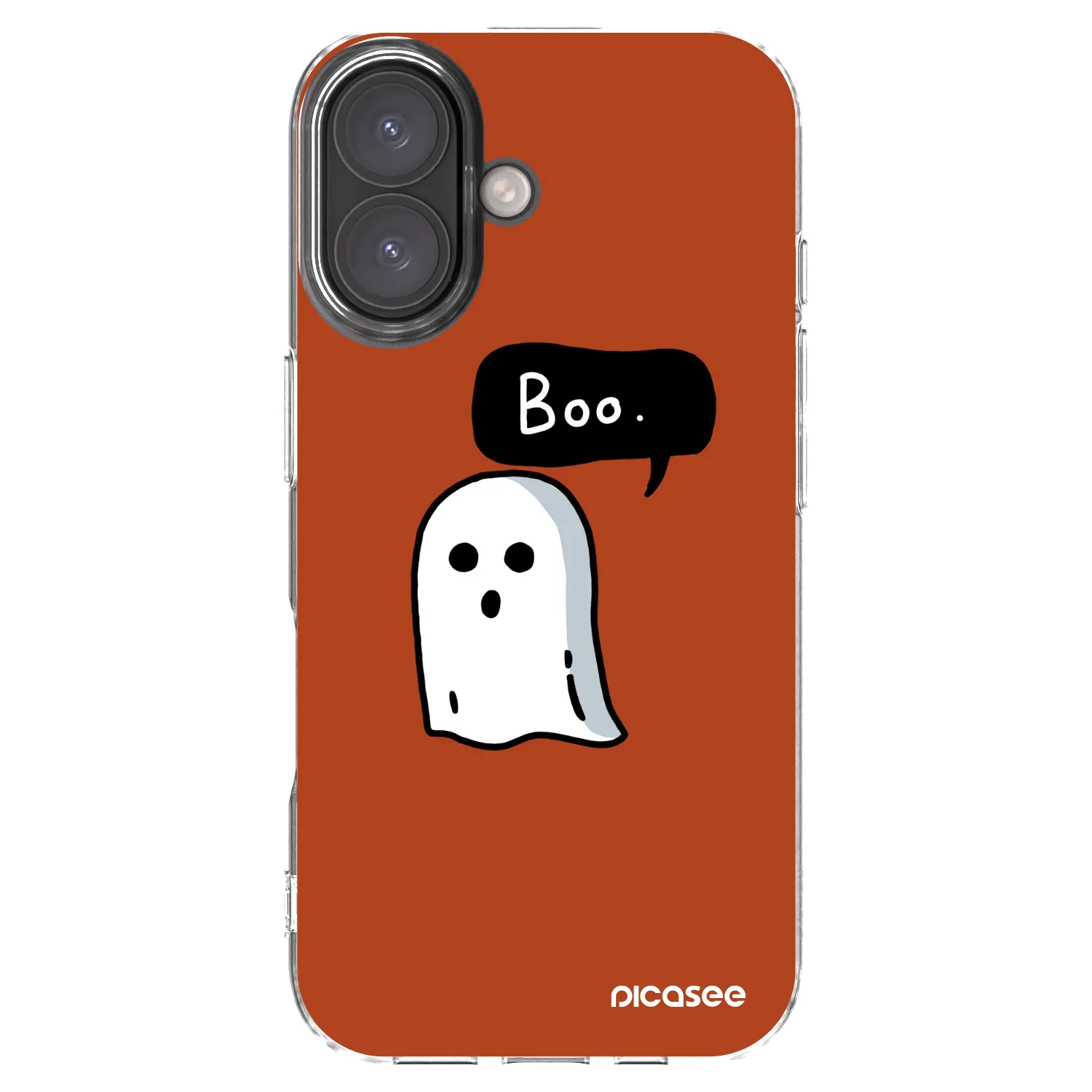 Picasee átlátszó szilikon tok az alábbi mobiltelefonokra Apple iPhone 16 - Boo