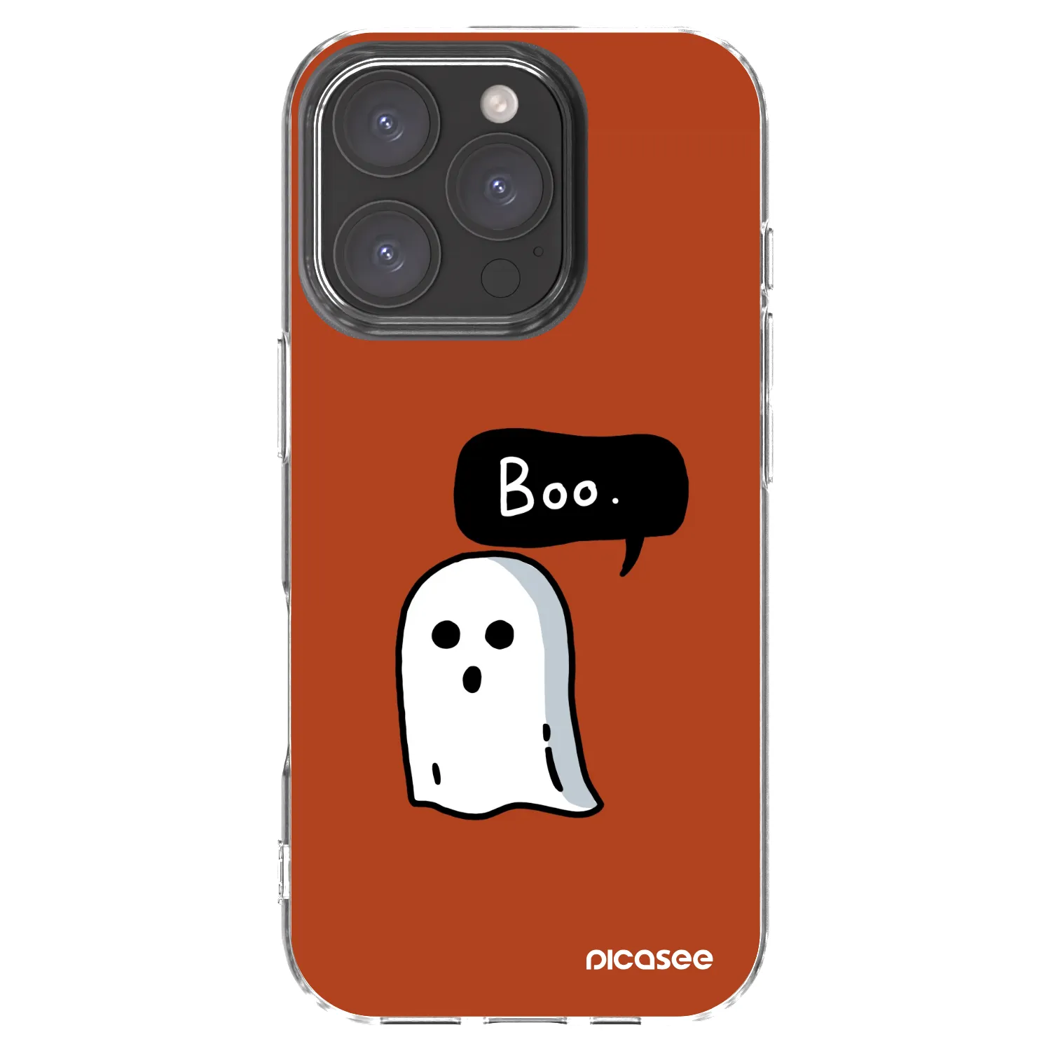 Picasee átlátszó szilikon tok az alábbi mobiltelefonokra Apple iPhone 16 Pro - Boo