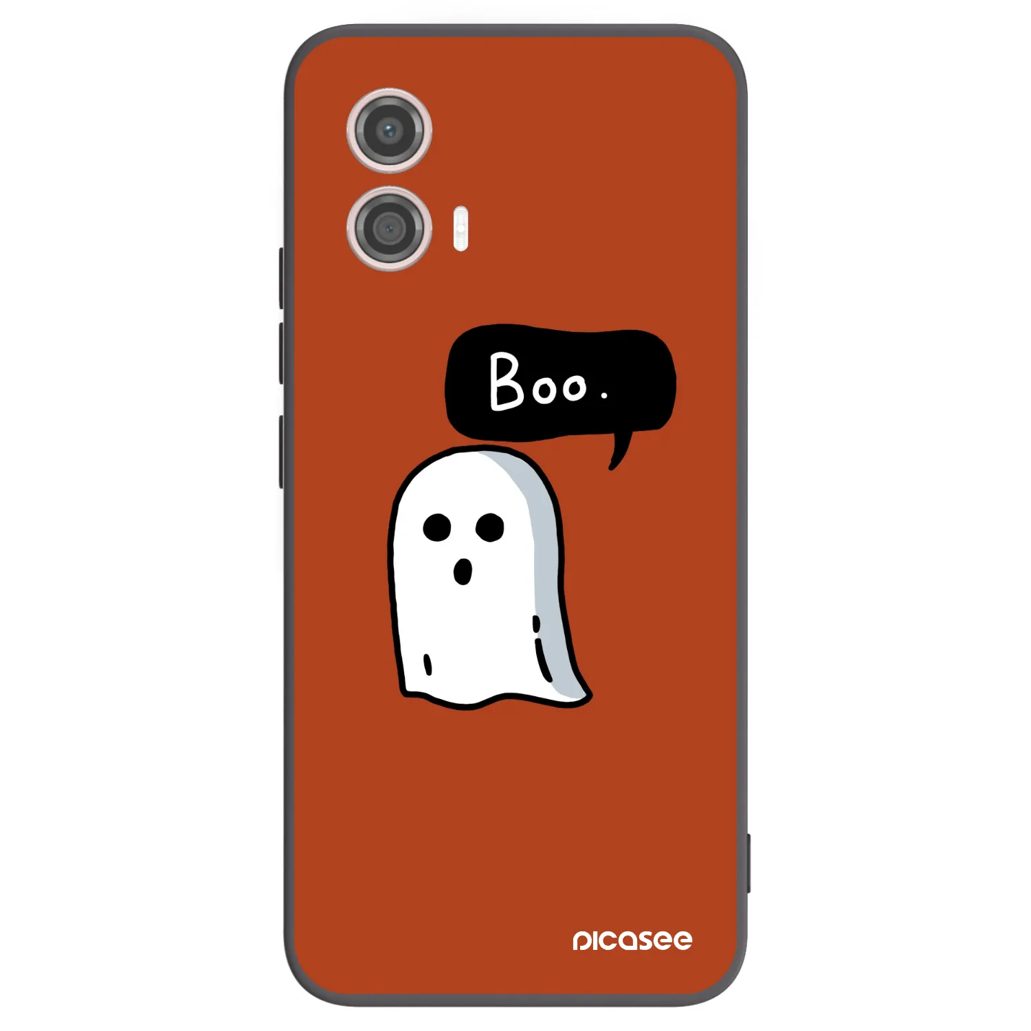 Picasee fekete szilikon tok az alábbi mobiltelefonokra Motorola Moto G53 5G - Boo